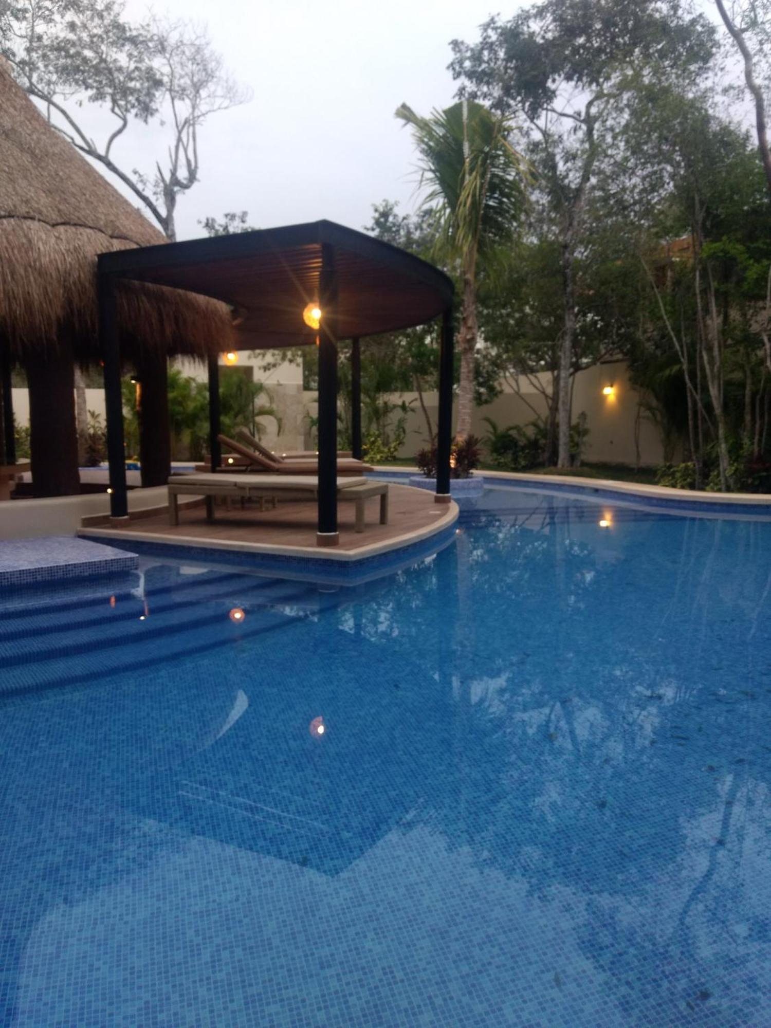 Casa De Lujo Ka'An Maya Acceso Swimup A La Piscina Tulum Exterior photo